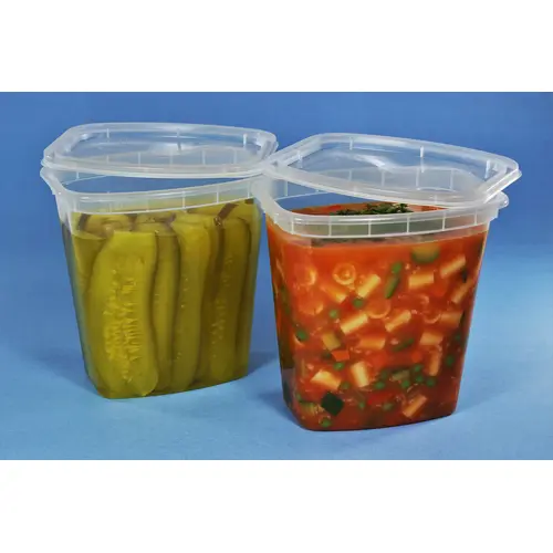 DELICUBE DR-532-CB DELICUBE CLEAR CONTAINER BASE 32OZ